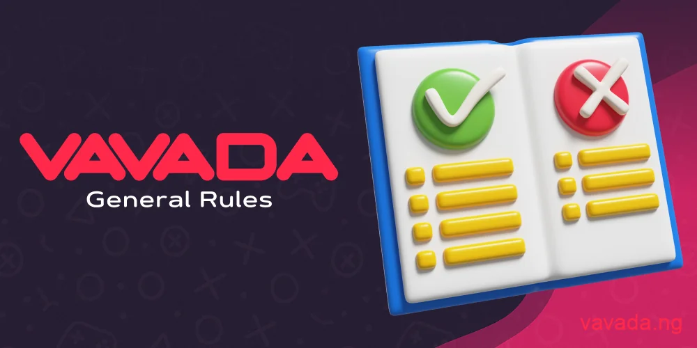 Vavada Casino general rules summary