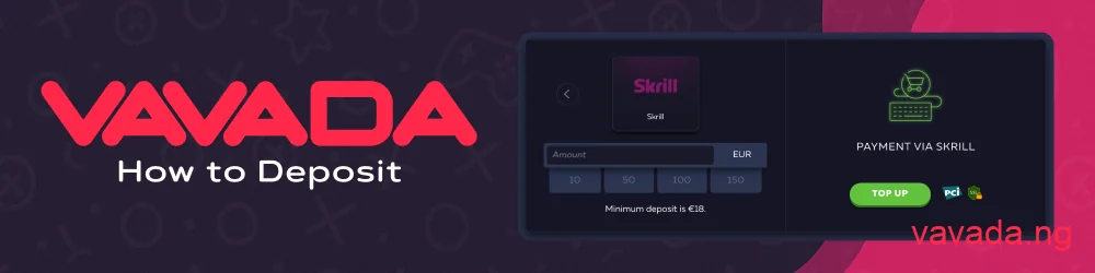 Deposit guide for Vavada Casino account