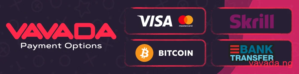 Vavada Casino deposit and withdrawal methods