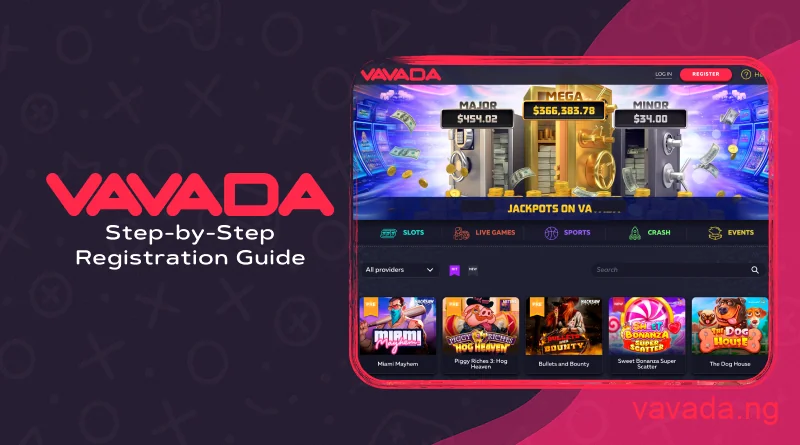 Open official Vavada Casino website