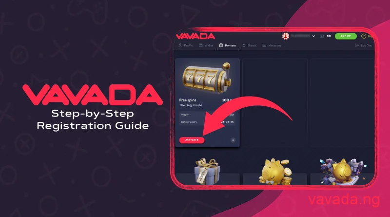 Activate 100 free spins at Vavada