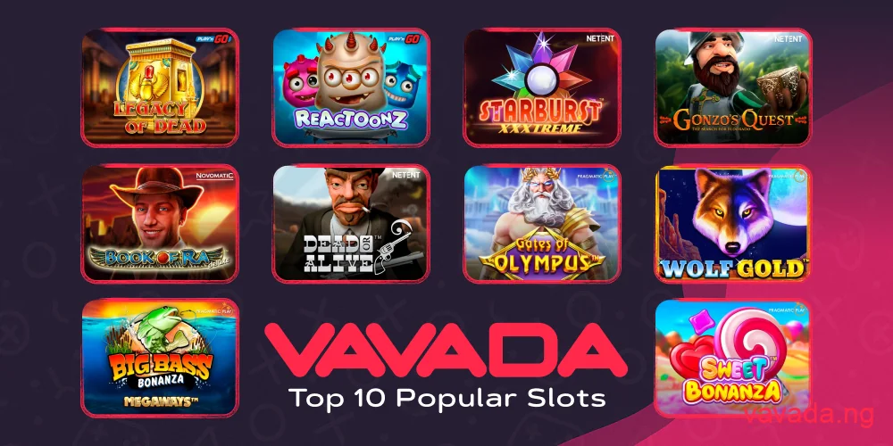 Top slot games at Vavada Casino
