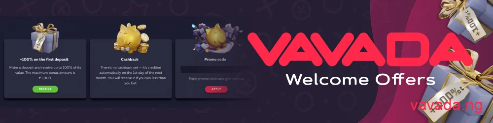 Vavada welcome bonus free spins offer