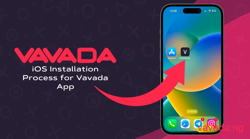 Open Vavada app after installation iOS